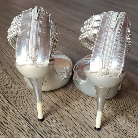 Rhinestone Stiletto Heels - Picture 3 of 10